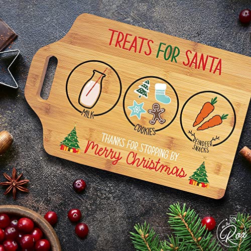 Santa Holding Tray for Christmas Cookies - Treats for Santa Cookie Tray