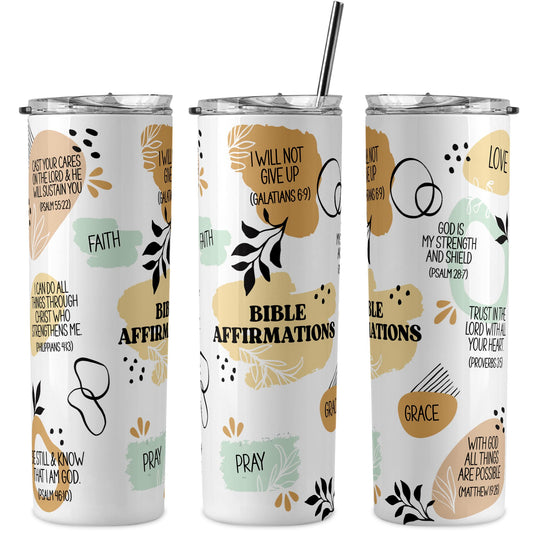 On The Rox Drinks Christian Gifts for Women - Inspirational Religious Gifts For Women Of Faith, Scripture Gifts For Sisters - 1PC 20oz Stainless Steel Printed Tumbler and Straw, Faith Based Quotes