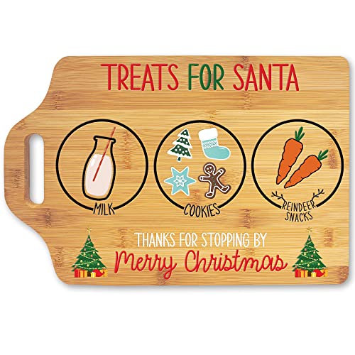 Santa Holding Tray for Christmas Cookies - Treats for Santa Cookie Tray