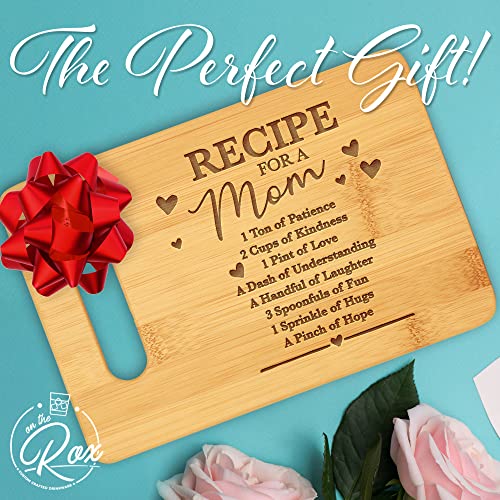Engraved Bamboo Mother's Day Recipe Book