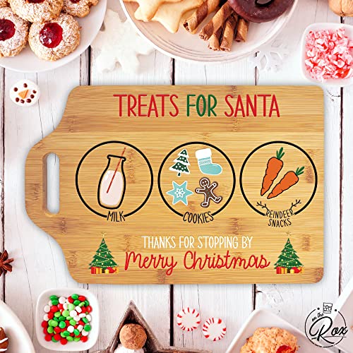 Santa Holding Tray for Christmas Cookies - Treats for Santa Cookie Tray